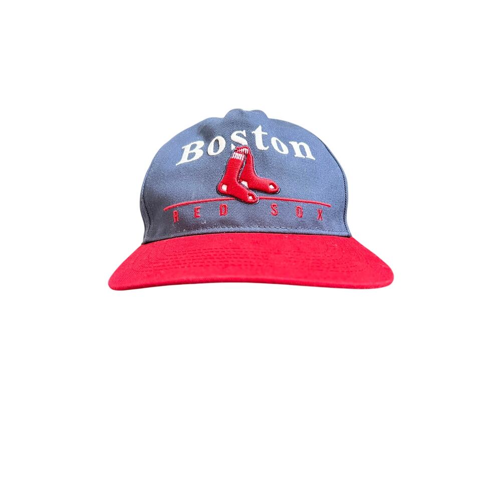 Boston Red Sox 47 Brand Snapback Hat Navy Red MLB Raised Logo OSFA